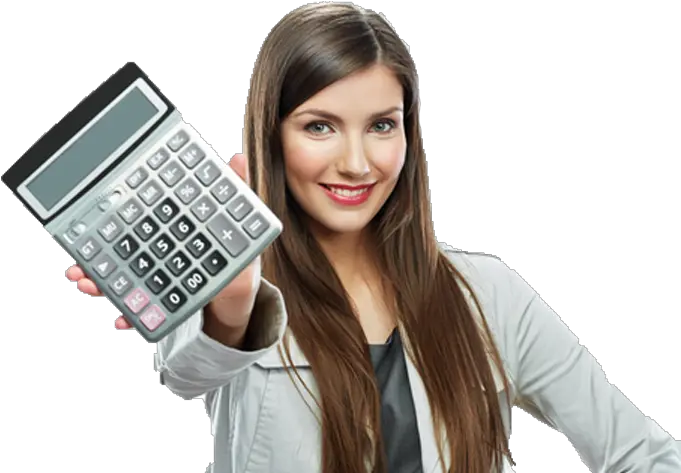 Savings Calculator Assured Lending Mortgage Broker Girl With Calculator Png Calculator Png