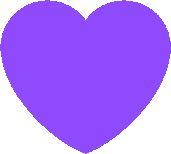 Heart Png Purple Emoji