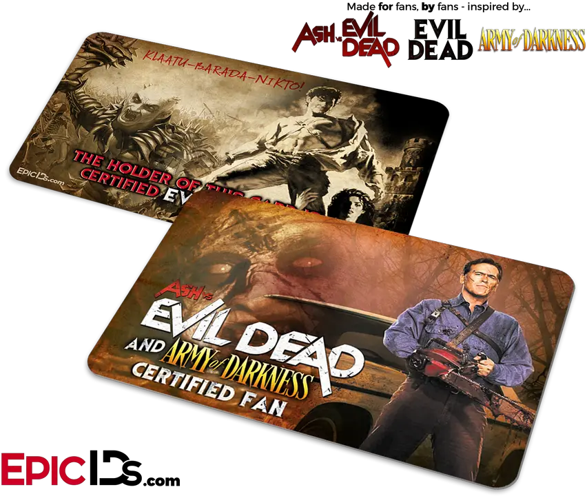 Army Of Darkness Evil Dead Ash Vs Epic Ids Monsters University Id Png Destiny Patrol Icon