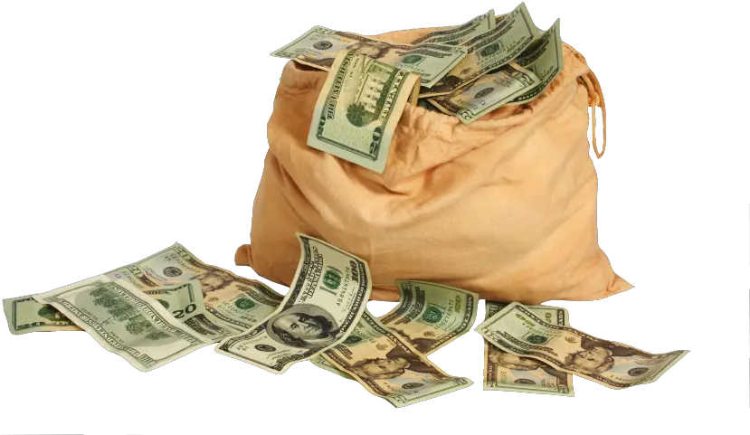 Money Stacks U0026 Falling Bag Of Money Psd Full Size Bags Of Money Png Transparent Money Bags Icon