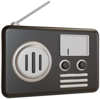 Best Free Vintage Radio Illustration Download In Png Portable Vintage Radio Icon