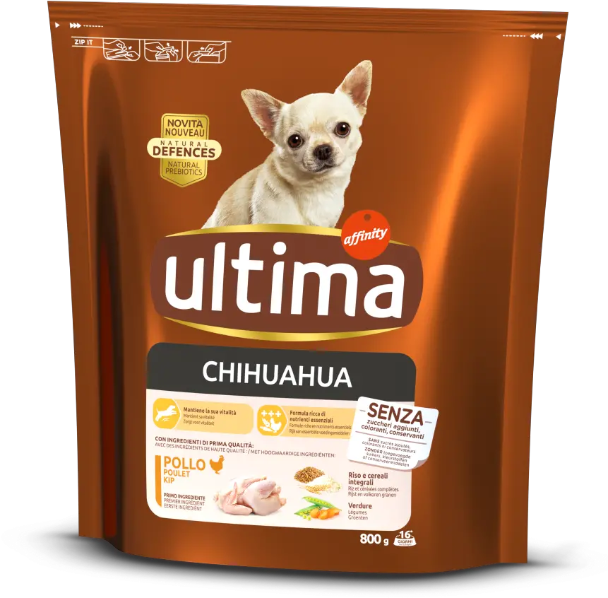 Ultima Mini Chihuahua Chicken Dry Food For Dogs Ultima Crocchette Per Cani Ultima Png Chihuahua Png