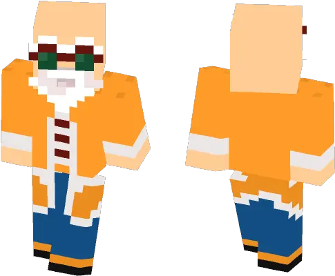 Download Master Roshi Minecraft Skin Minecraft Png Master Roshi Png