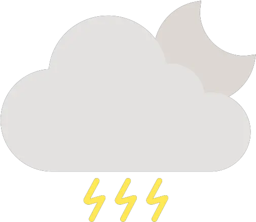 Cloud Icon Illustration Png Thunder Cloud Png