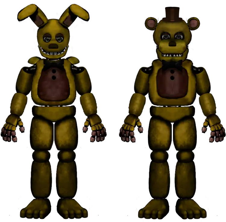 Springlock Suits Withered Freddy Fnaf Ar Png Freddy Fazbear's Pizza Logo