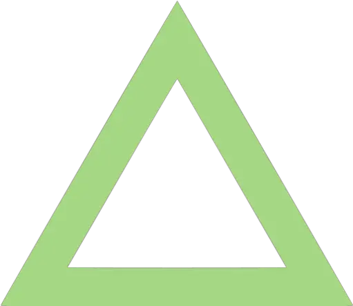 Guacamole Green Triangle Outline Icon Transparent Green Triangle Outline Png Green Triangle Png
