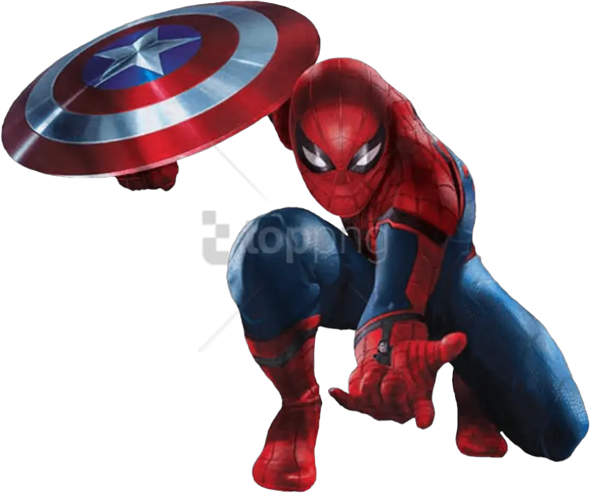 Download Spiderman Shield Clipart Png Photo Captain America Civil War Spider Man Png Spiderman Clipart Png