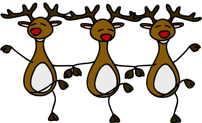 Download Cartoon Dancing Reindeer Clipart Png Image With Reindeer Clipart Transparent Background Reindeer Clipart Png