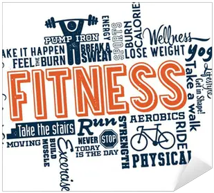 Sticker Fitness Word And Icon Cloud Pixersus Language Png Word Cloud Icon