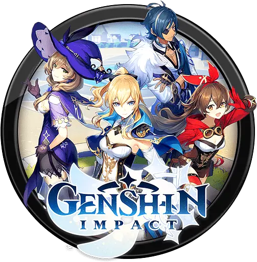 Genshin Impact Circle App Icon Icon Genshin Impact Png App Icon Background