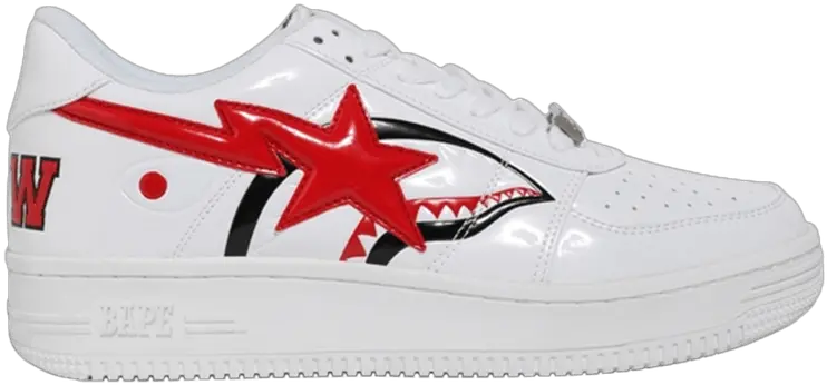 Bapesta Low White Shark Face Bapesta White Shark Png Bape Shark Png