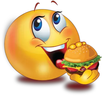 Party Eating Burger Emoji Emoji Eating Png Party Emoji Png
