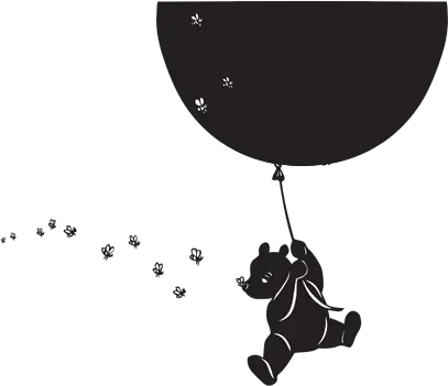 Pooh Bear Silhouette Pooh Bear Silhouette Png Bear Silhouette Png