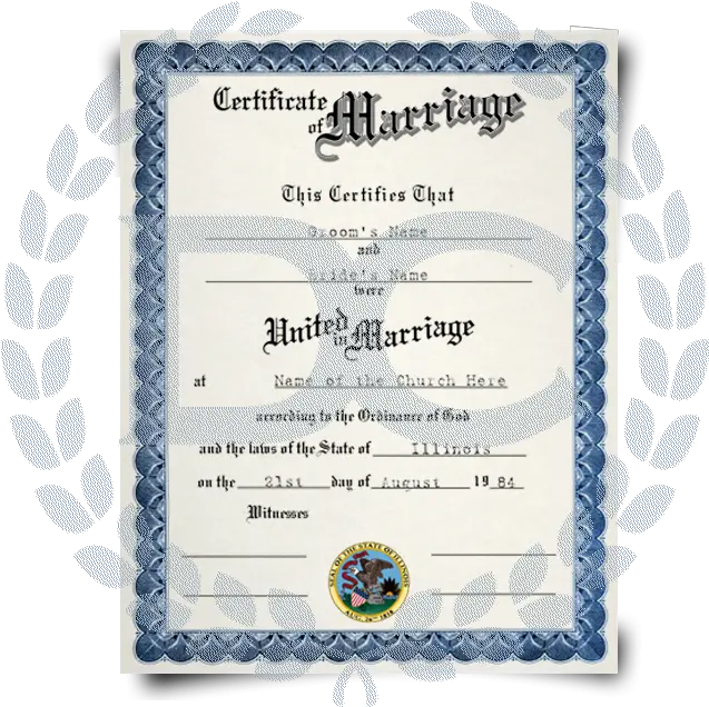 Fake Marriage Certificate Marriage Certificate Png Just Married Icon