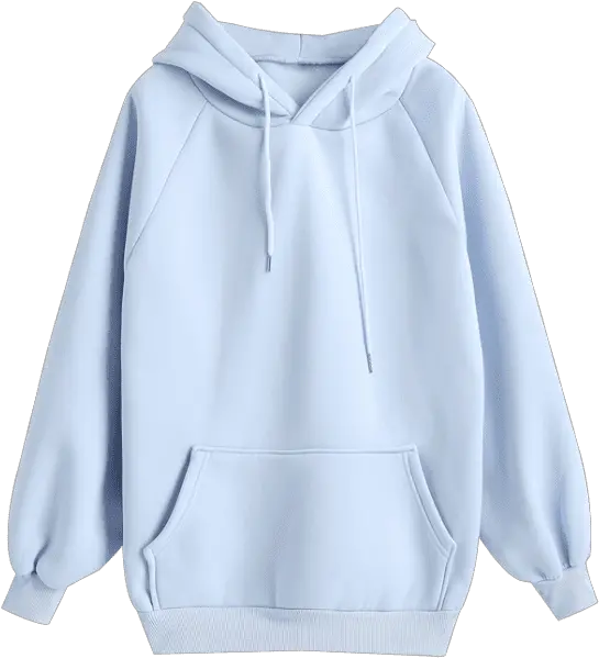 Pin Aesthetic Pastel Blue Hoodie Png Hoodie Png