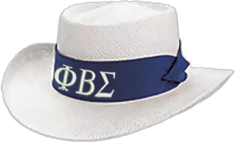 Phi Beta Sigma Straw Hat Costume Hat Png Straw Hat Transparent