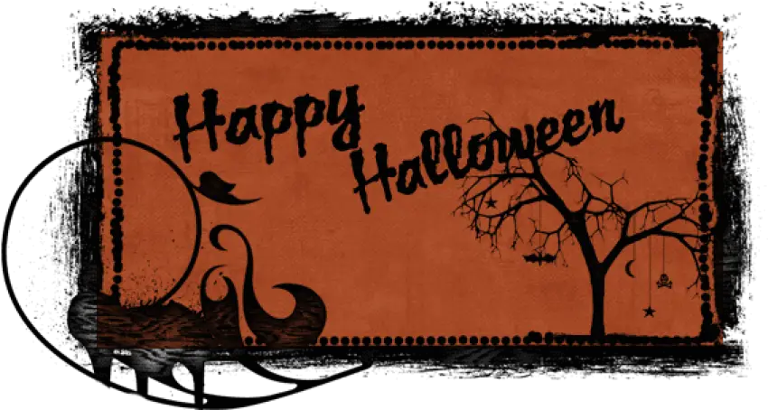 Download Haunted Tree Banner Halloween Png Gif Banner Png Transparent Halloween Png Gif Halloween Banner Png