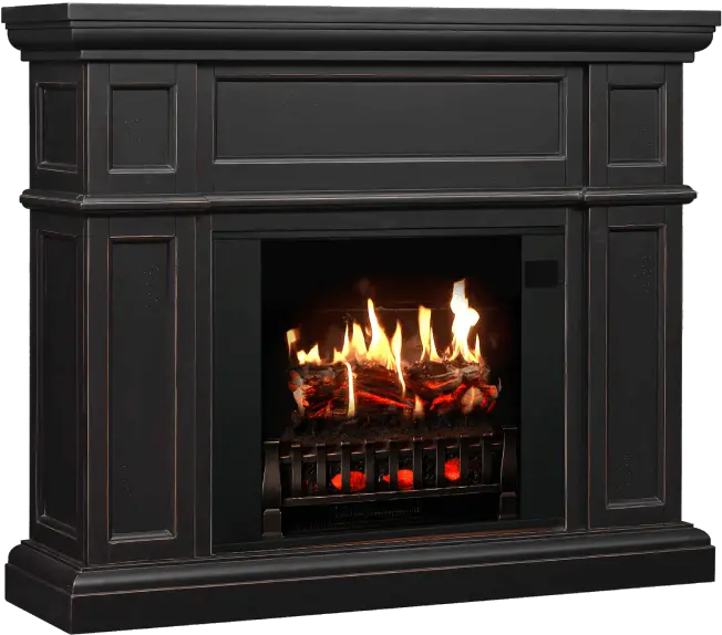Modern White Electric Fireplace With Realistic Sounds Realistic Electric Fireplace Insert Png Real Flame Png