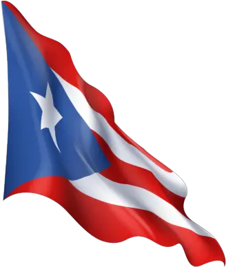 Waving Flag Of Puerto Rico Vertical Png Puerto Rican Flag Png