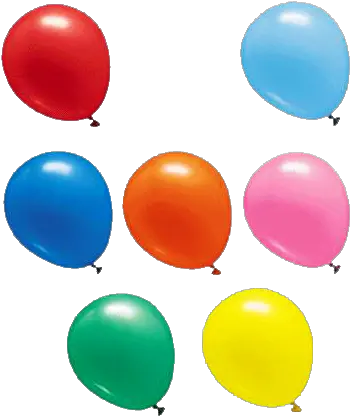 8 Balloons Balloons Different Colors Png Balloon String Png
