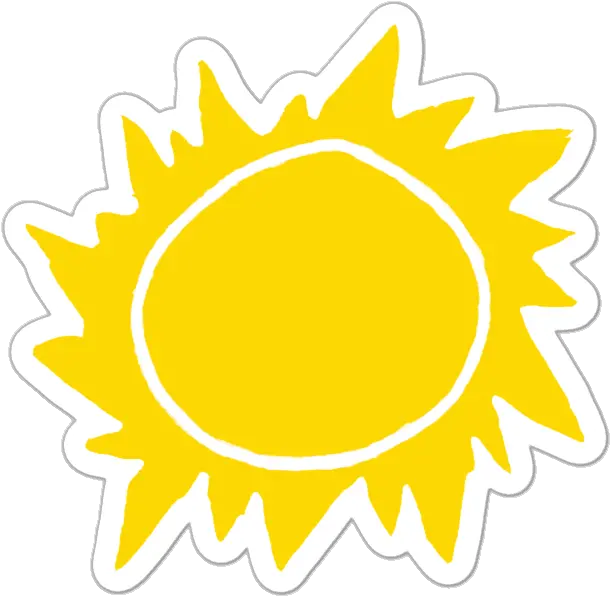 Retro Sun Bubble Free Stickers Dot Png Sun Icon Logo