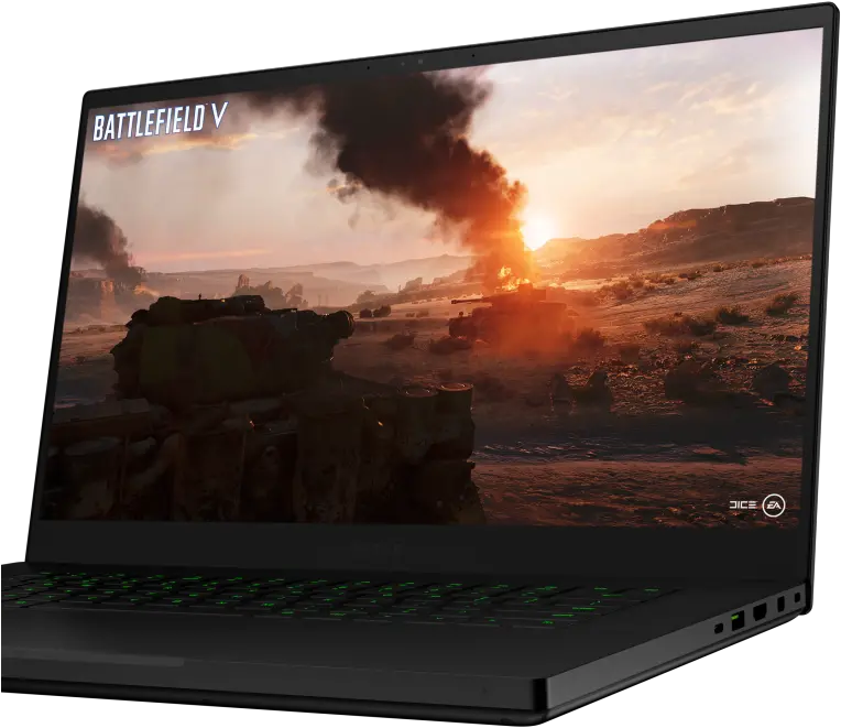 Razer Blade 15 Advanced Gaming Laptop Review Extreme Power Sleeking Gaming Laptop Png Battlefield V Png