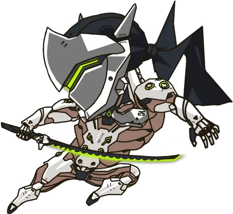 Genji Chibi Genji Chibi Overwatch Png Genji Png