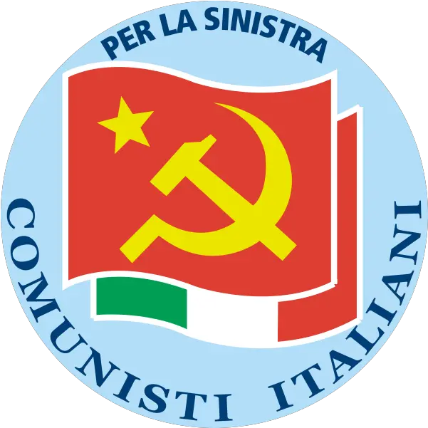 Logos Of Communist Parties Party Of Italian Communists Png Communist Logos