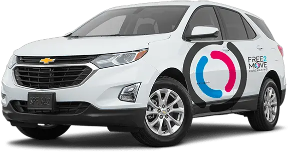 Carsharing In Washington Dc Free2move Chevrolet Equinox 2017 Png Car Sharing Icon