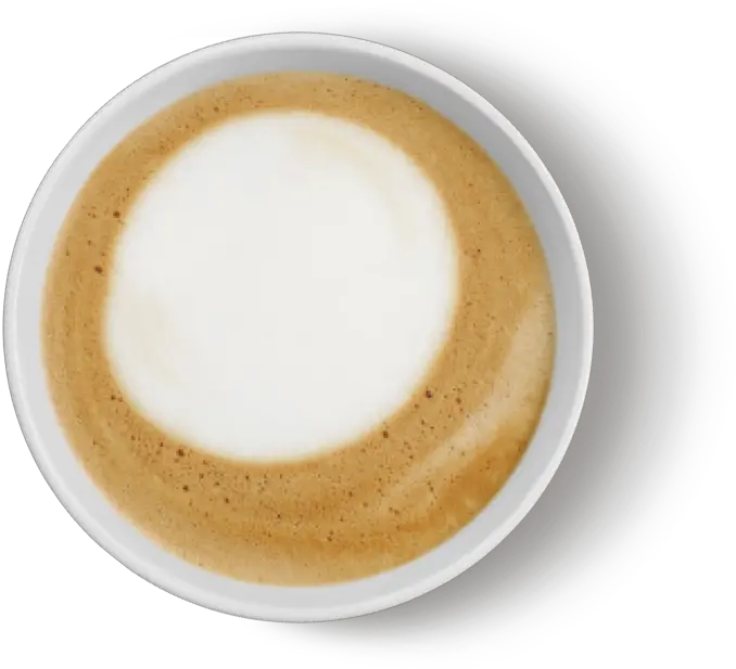 Latte Clipart Espresso Cappuccino Top View Png Latte Png