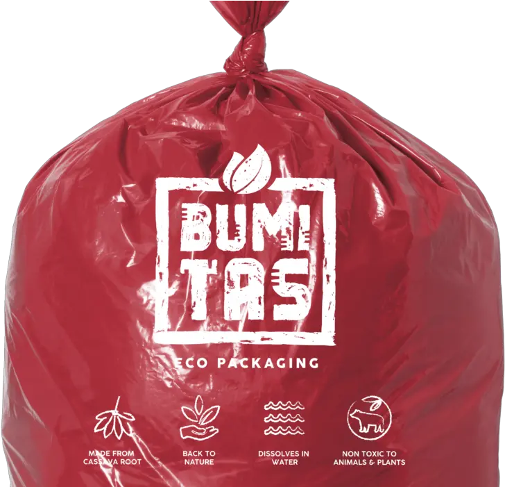 Cassava Trash Bag U2013 Bumitas Bread Png Trash Bag Png