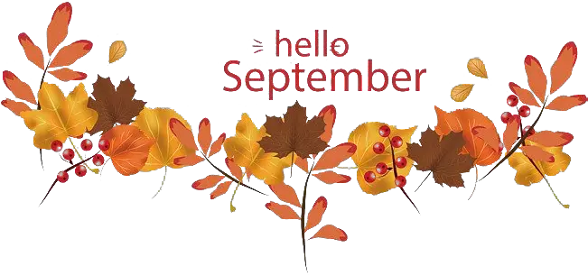 September Free Png Image September New Month Message September Png