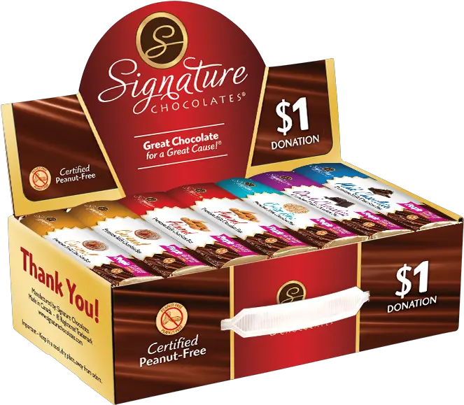 Signature Candy Bars Transparent Png Candy Bar Fundraiser Box Candy Bars Png