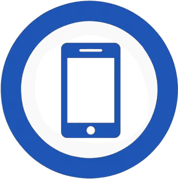 Smartphone Drawing Mobile Phone Transparent Public Domain Icono Movil Png Azul Phoe In Hand Icon Png
