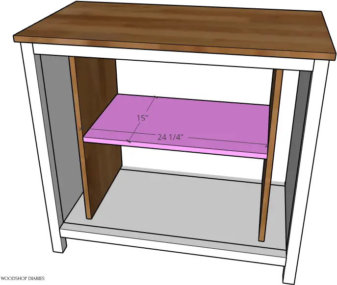 Side Cabinet Install Shelf Woodshop Diaries Solid Png Shelf Png