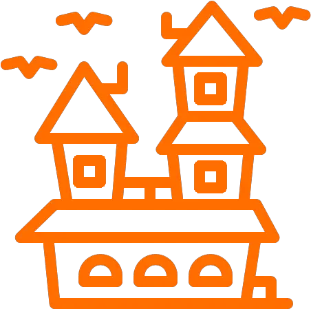 Halloween Horror House Scary Icon Halloween Free Png Horror Icon