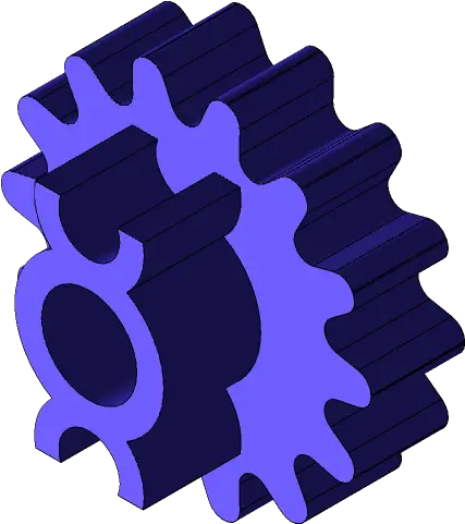 Knex Blue Gear 3d Cad Model Library Grabcad Natgeo Certified Educator Badge Png 3d Gear Icon