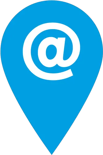 Location Pointer With E Mail Sign Vector Graphics Public Email Id Icon Blue Png Location Icon Vector