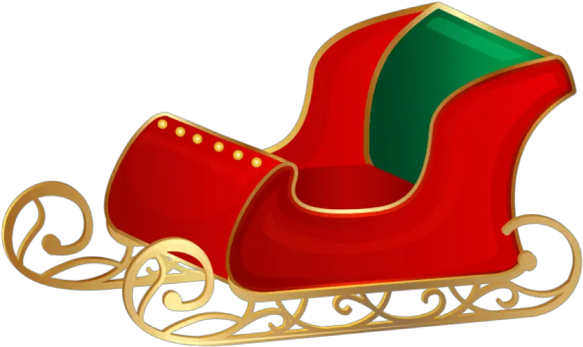 Sleigh Png File Clip Art Santa Slay Sleigh Png