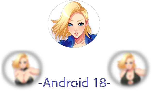 Download Android 18 Png Image With Cartoon Android 18 Png