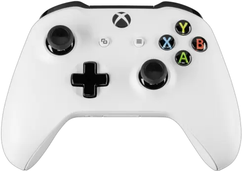 Microsoft Modded Xbox One S Controller Full Size Png White Xbox Controller Shell Xbox One Controller Transparent Background