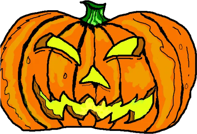 Clipart Jack O Lantern Halloween Calabaza Habbo Png Scary Pumpkin Png