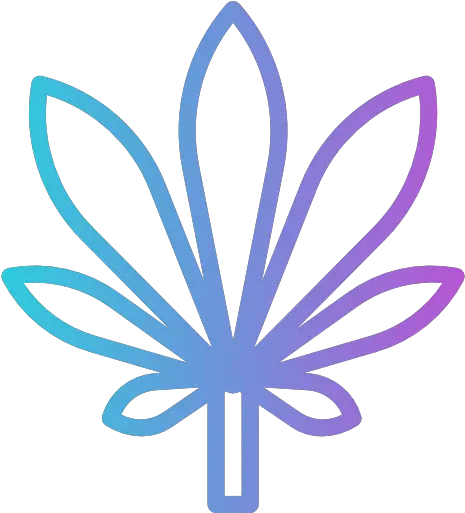 Weed Icon From Hip Hop Pack Style Gradient Download Svg Icon Png Marijuana Plant Icon