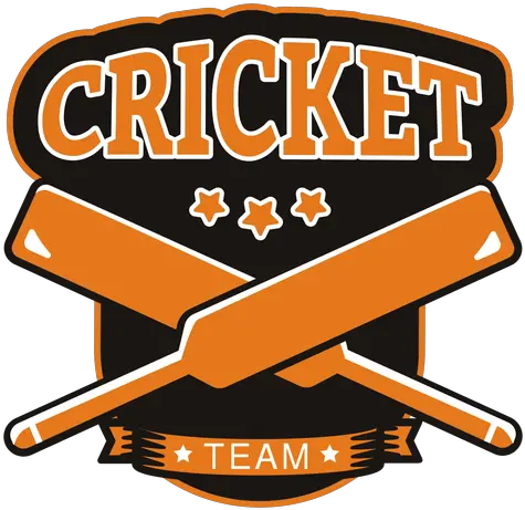 Cricket Team Bat Star Badge Sticker Bat Sticker Design Png Cricket Png