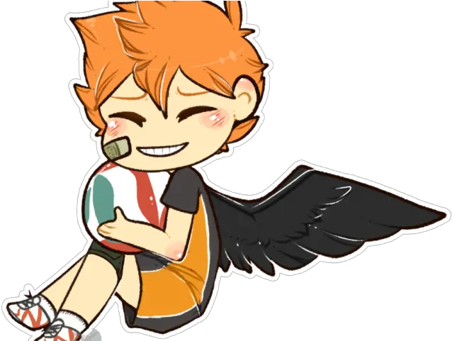 Haikyuu Clipart Thumbs Up Shoyo Hinata Chibi Png Haikyuu Transparent