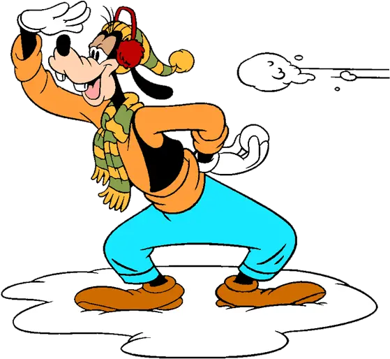 Goofy Winter Clipart Winter Disney Clipart Png Goofy Transparent