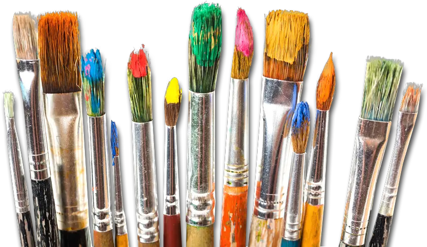 Watercolor Paint Brush Painting Paint Brushes With Paint Png Paintbrush Clipart Transparent