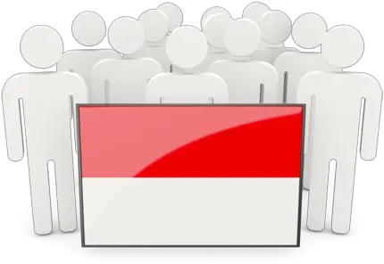 People With Flag Illustration Of Indonesia People Icon Indonesia Png Indo Icon