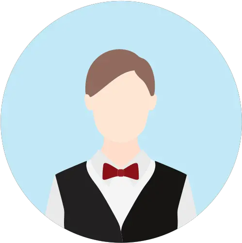 Avatar Icon Waiter Female People Man Tuxedo Png Dress Code Icon