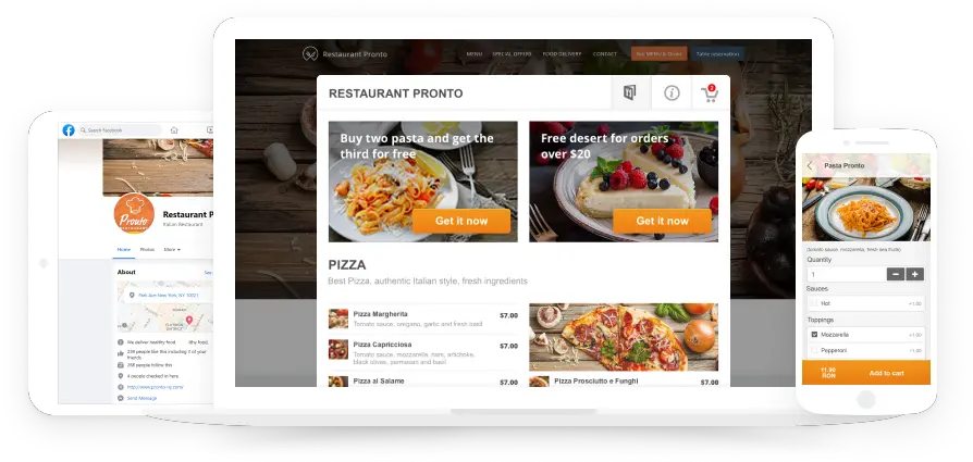 Food Ordering Software Works Gloriafood Png Online Ordering Icon